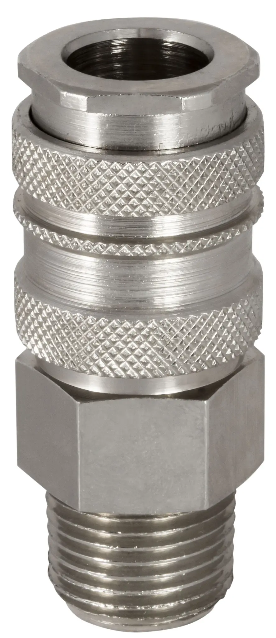Produktfoto 1 von RS PRO Pneumatische Schnellsteckkupplung Messing, Stahl Stecker, G