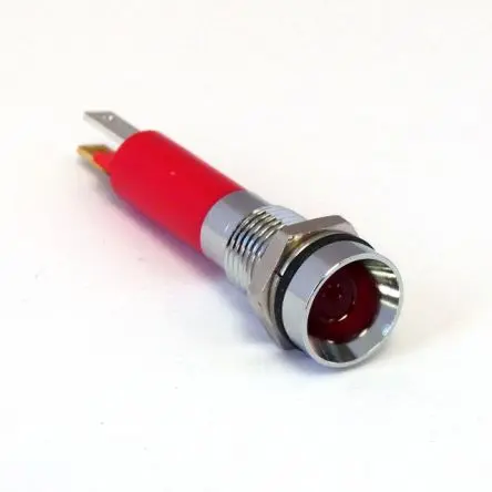 Produktfoto 1 von CML LED-Einbauanzeige Rot Anzeige, Stecker 12V M8, IP67