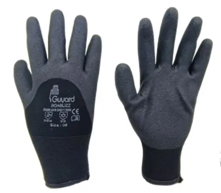 Produktfoto 1 von GUYARD BOA BLIZZ Arbeitshandschuhe Größe 10 Gebürstetes Acryl Polyamid Schwarz Polyvinylchlorid 10
