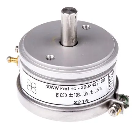 Produktfoto 1 von RS PRO 40WW Servopotenziometer Drehen Drahtpotenziometer 1 kΩ 10 % / 3 W, Schaft-Ø 6 mm