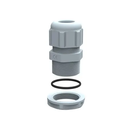 Produktfoto 1 von Legrand Kabelverschraubung, PG13.5 Kunststoff Grau 6 mm/ 12 mm, IP68
