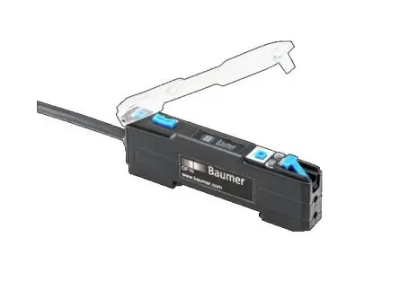 Produktfoto 1 von Baumer Kunststoff PnP Faseroptik Verstärker 840 mm 4-polig M8 IP50 30V dc Rote LED