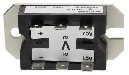 Produktfoto 1 von Vishay Thyristormodul 40 A 600 V, Gate-Trigger 60 mA 0.4 kA 1.4 V 6-Pin