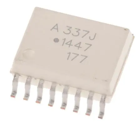 Produktfoto 1 von Broadcom ACPL Oberfläche 1 Optokoppler DC-In, 16-Pin SO, Isolation 5000 V eff.