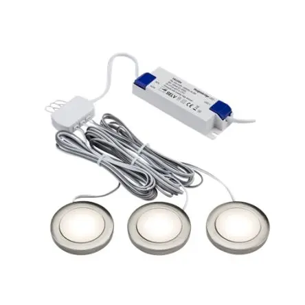 Produktfoto 1 von Knightsbridge UNDKIT3BCCW LED Schaltschrank-Leuchte 230V ac / 2.5 W, 4000k, 220 lm