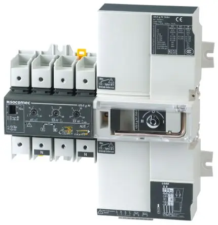 Produktfoto 1 von Socomec 9353 Trennschalter 2-polig Wand, DIN-Hutschiene, Schnellanschluss 1600A, 20 A 23 kW Schwarz, Grau, Rot IP65