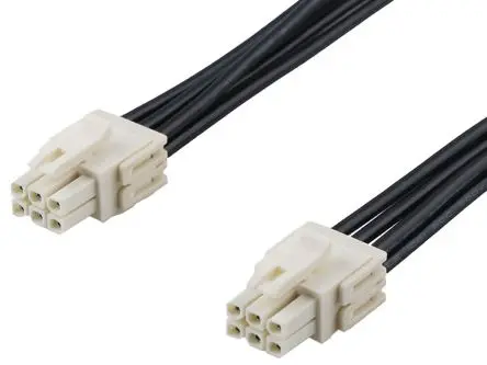 Produktfoto 1 von Molex 6 226199 Kabel assembliert Micro-Fit 6 / Micro-Fit Buchse / Buchse, 600 mm