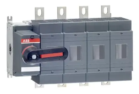 Produktfoto 1 von ABB OS400B04N2K Sicherungsschalter-Trennschalter / 2-polig 400 A 400A Umschlossen, B1-B4 Sicherungsgröße