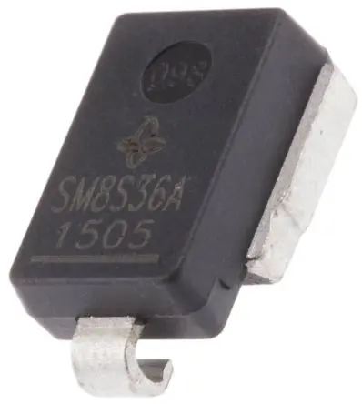 Produktfoto 1 von Vishay AEC-Q101 1 TVS-Diode Unidirektional Einfach 6.6 kW 40 V min., 2-Pin, Oberfläche 36 V max DO-218AB