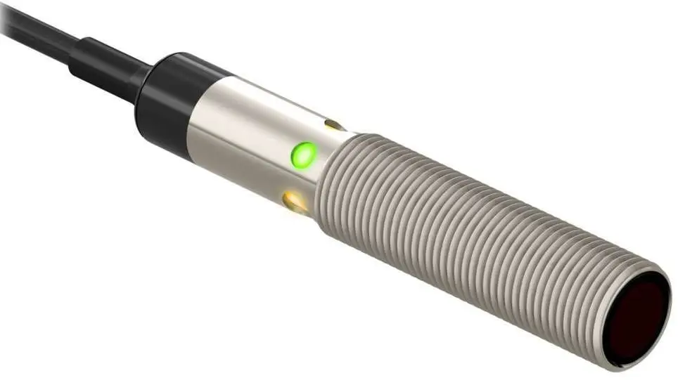 Produktfoto 1 von Banner zylindrisch Optischer Sensor, Emitter, Bereich 5000 mm, Anschlusskabel