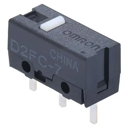 Produktfoto 1 von Omron Subminiatur-Mikroschalter Taste-Betätiger Lot, SPST, 6 V dc, 1mA IP40 1N 25 °C - 65 °C