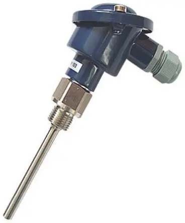 Jumo Pt100 Widerstandsthermometer Edelstahl Ø 9 mm 6 x 100 mm, -50 °C → 400 °C