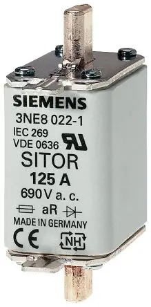 Produktfoto 1 von Siemens 3NE Sicherungseinsatz NH00, 690V / 80A, gR No