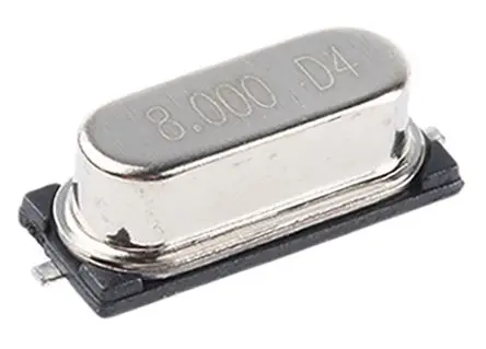 Euroquartz 8 MHz Quarz, Oberfläche, ±30 ppm, 18 pF, B. 4.5mm, H. 4.2 mm, L. 12.4 mm, SMD, 2-Pin