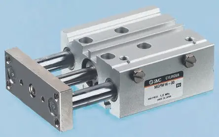 Produktfoto 1 von SMC MGP Pneumatik-Führungszylinder 40 mm Doppeltwirkend, Bohrung Ø 20 mm bis 1 Mpa
