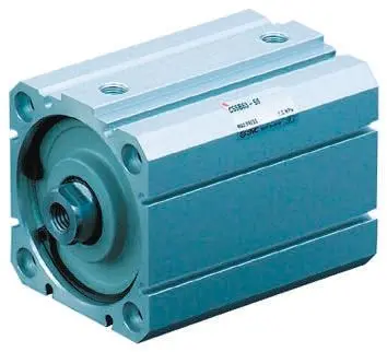 Produktfoto 1 von SMC CD55 Pneumatik-Kompaktzylinder 100 mm Doppeltwirkend, Bohrung Ø 20 mm, bis 1 Mpa