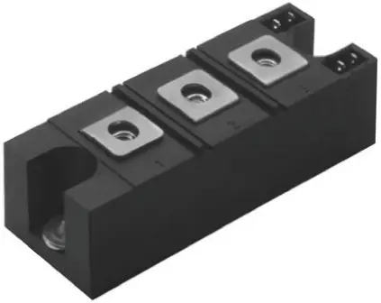 Produktfoto 1 von Vishay Zweifachthyristormodul 135 A 1200 V, Gate-Trigger 270 mA 3.36 kA 1.57 V INT-A-pak 7-Pin