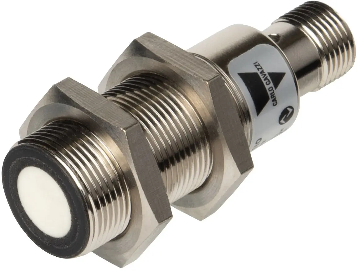 Produktfoto 1 von Carlo Gavazzi UA18ASDxAPM1IO M12 Kapazitiver Näherungssensor, Zylinderförmig 1500 mm / 150mA 4 bis 20 mA, IP67 500 V ac
