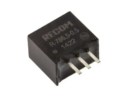 Recom R-78-0.5 Schaltregler / Ausgang 6.5V dc, 1 Ausg., 500 mA, Durchsteckmontage
