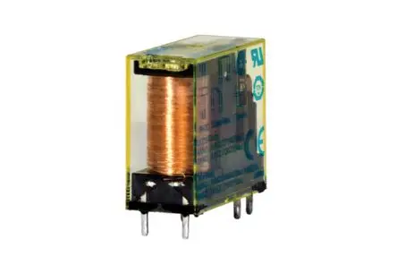 Produktfoto 1 von Idec RF2 Zwangsgeführte Relais 24V dc Spule SPST Leiterplattenmontage 29A 820 Ω 0.7 W