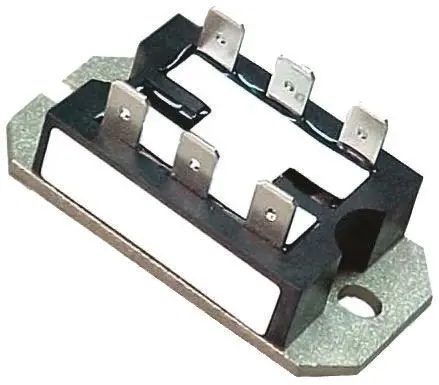 Produktfoto 1 von Vishay Thyristormodul 25 A 1200 V, Gate-Trigger 60 mA 0.38 kA 1.35 V 6-Pin