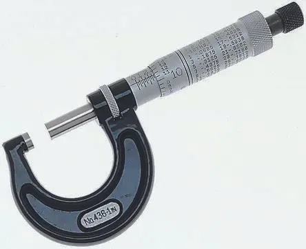 Produktfoto 1 von Starrett Außen- Mikrometer Zoll, 0 mm bis 25.4 mm / ±0.0001 mm, ISO-kalibriert