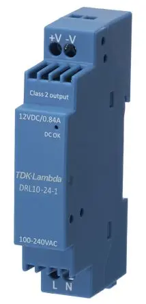 Produktfoto 1 von TDK-Lambda DRL-10 DIN-Schienen Netzteil Geschalteter Modus 264V ac AC / 420 mA 24V dc DC 10 W