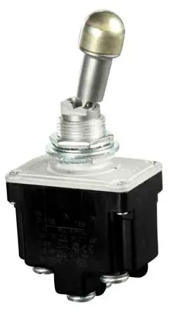 Produktfoto 1 von Honeywell Buchse Kippschalter 2-poliger Wechsler, Rastend, 28 V dc, 125 V ac, 20A, Schraube