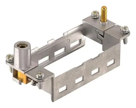 Produktfoto 1 von HARTING HAN Modular Klapprahmen für HMC-Steckverbinder mit 4 Modulen, Kapuze, Gehäuse, Stecker/Buchse, Oben, 2-polig, 10