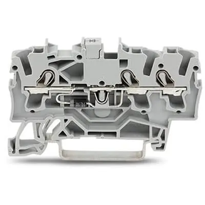 Produktfoto 1 von WAGO TOPJOB S Bauteil-Anschlussklemmenblock 1 Grau, 2.5mm² Einsteck-Anschluss
