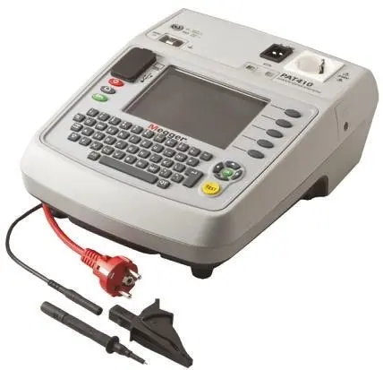 Produktfoto 1 von Megger PAT410, Pass/Fail PAT, Gerätetester, Klasse I, Klasse II, ISO-kalibriert