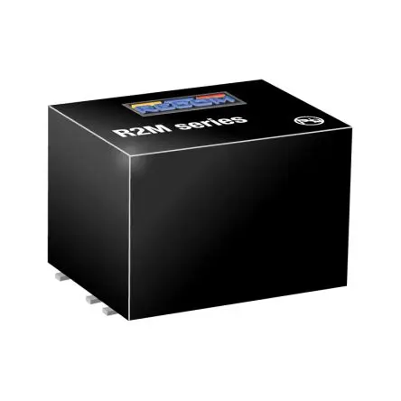 Produktfoto 1 von Recom R2M DC/DC Konverter, 15V dc OUT 134 mA Oberfläche 24V dc 1.6 kV 2 W -40 °C 85 °C