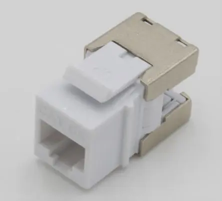 Produktfoto 1 von Molex CES KSJ-00091 RJ-Steckverbindermodul, RJ45 Typ Keystone-Jack, Abschirm UTP, L. 35 mm, Anschlüsse 2 Port