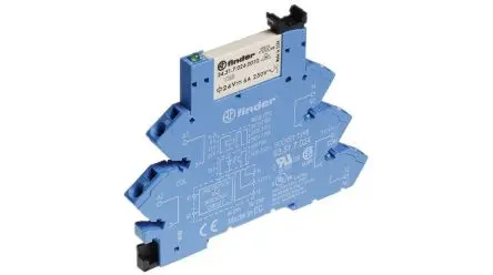 Produktfoto 1 von Finder 38 Interface Relais 24V, 1-poliger Umschalter DIN-Hutschiene 12mA