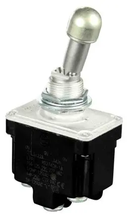 Produktfoto 1 von Honeywell Buchse Kippschalter 2-poliger Wechsler, Rastend, 28 V dc, 125 V ac, 20A, Schraube