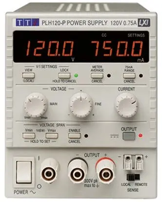 Produktfoto 1 von Aim-TTi Digital 1 Linear 120V IEC 320 Labornetzgerät 750 mA 90 W, ISO-kalibriert