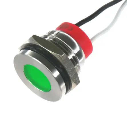 CML PL14SL Edelstahl-Panel-Leuchte Weiß Panel-LED, Draht 240V 14 mm, IP67