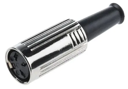Produktfoto 1 von RS PRO 121 Standard DIN-Buchse Gerade 3-polig, DIN 41524, 60V ac 4A Kabel Buchse