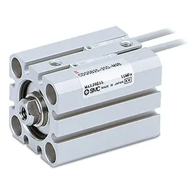 Produktfoto 1 von SMC CQS CDQSB12-25D Pneumatikzylinder 25 mm Doppeltwirkend, Bohrung Ø 12 mm, bis 1 Mpa