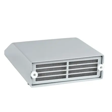 Produktfoto 1 von Schneider Electric ClimaSys Lüfterabdeckung B. 305mm H. 350 mm L. 80 mm T. 80 mm Gehäuse ø 80 mm