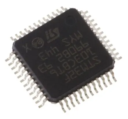 Produktfoto 1 von STMicroelectronics Mikrocontroller STM32F103CB ARM Cortex M3 32 bit Flash Oberfläche 128kB LQFP 48-Pin 72 MHz 20 kB RAM