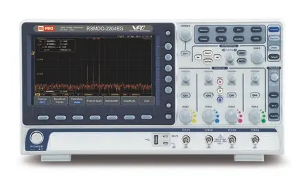 Produktfoto 1 von RS PRO RSMDO-2000EG Mixed-Domain Werkbank Oszilloskop 200 MHz 4-Kanal