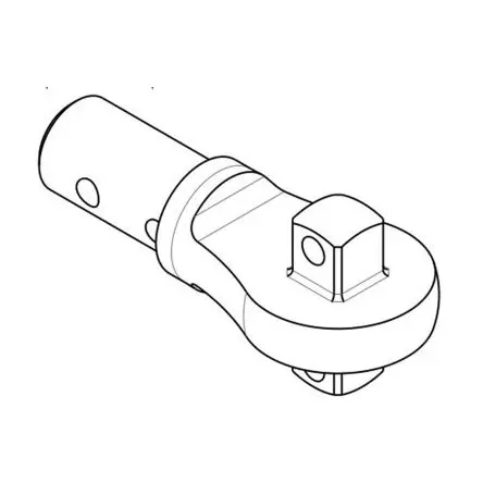 Produktfoto 1 von SAM 3/8 in 19 mm Vierkant Schraubbit, Rund Chrom Vanadium Stahl, 80 mm