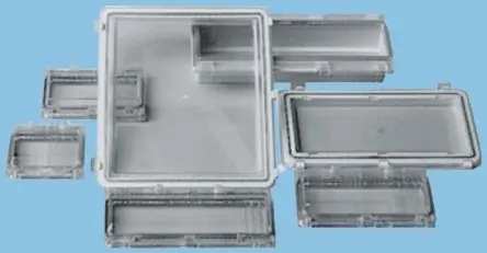 Produktfoto 1 von Fibox Sichtfenster 257 mm x 35mm 13 Module Enclosure x 108 mm, Polycarbonat, IP65, Klar
