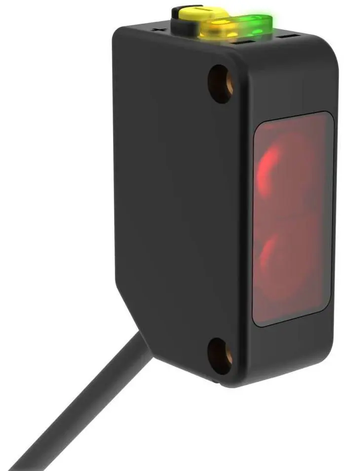 Produktfoto 1 von Banner Rechteckig Optischer Sensor, Retroreflektierend, Bereich 4 m, PNP Ausgang, 3-poliger Mikro-Steckverbinder,