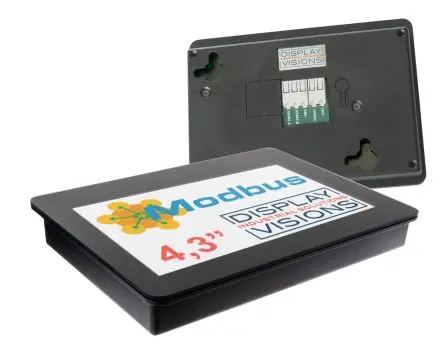 Produktfoto 1 von Display Visions, HMI, HMI-Touchscreen, TFT, 480 x 272 pixel, 4.3 Zoll