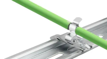 Produktfoto 1 von Icotek SF/SKL Kabelklemme Klemme, Kabel-Ø 8 mm Federstahl Silber 15mm x 21.9 mm x 50.3 mm