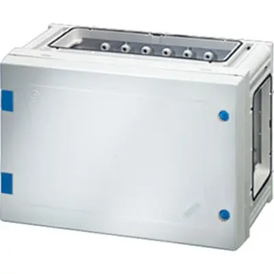 Produktfoto 1 von HENSEL FP Polycarbonat Abzweigdose Grau IP66 Breite 216mm Höhe 180 mm Länge 140 mm