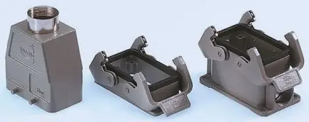 Produktfoto 1 von HARTING Han B Kappe für robusten Stromversorgungsstecker 2 Hebel 2 10B Steckverbinderkappe, IP65