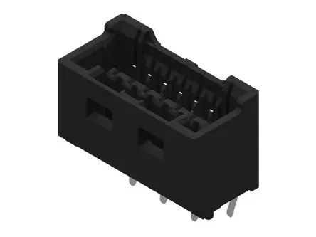 Produktfoto 1 von Molex 50315 Leiterplattenbuchse Vertikal Platine 6-polig / 1-reihig, Raster 1.5 mm Lot